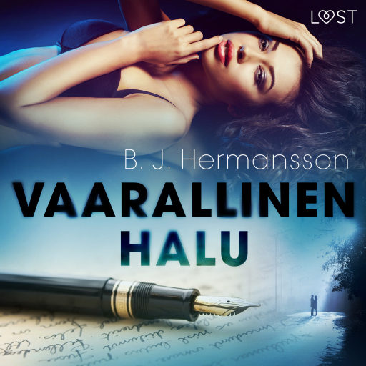 Portada del audiolibro «Vaarallinen halu – eroottinen novelli»