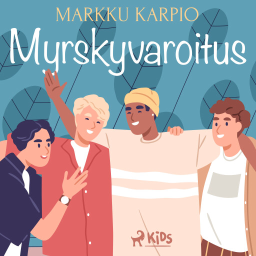 Portada del audiolibro «Myrskyvaroitus»
