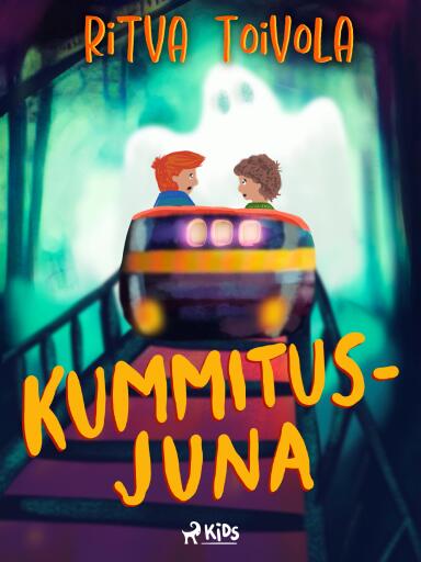 Portada del libro «Kummitusjuna», de Ritva Toivola