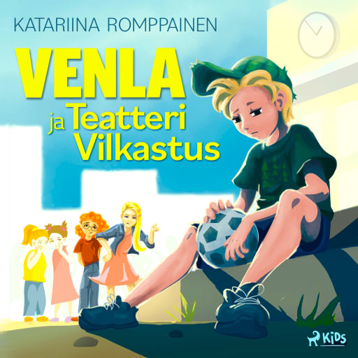 Portada del audiolibro «Venla ja Teatteri Vilkastus», de Katariina Romppainen