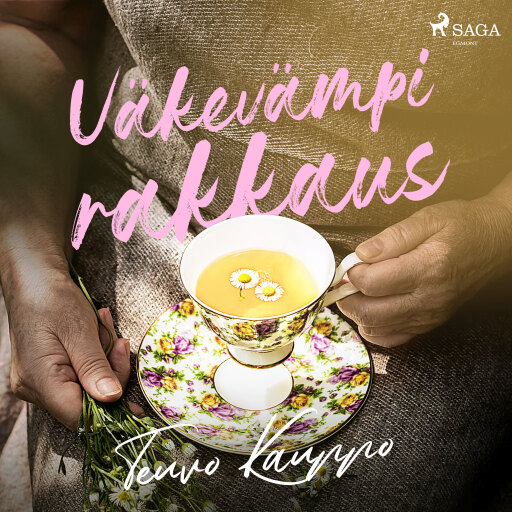 Portada del audiolibro «Väkevämpi rakkaus», de Teuvo Kauppo