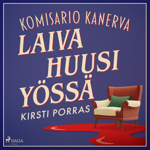 Portada del audiolibro «Laiva huusi yössä», de Kirsti Porras