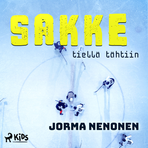 Portada del audiolibro «Sakke tiellä tähtiin», de Jorma Nenonen