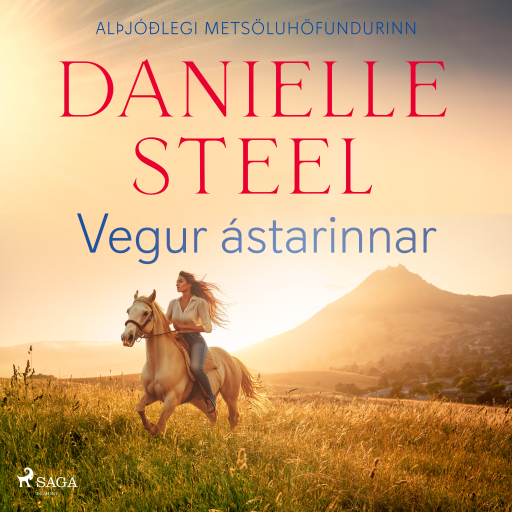 Portada del audiolibro «Vegur ástarinnar», de Danielle Steel