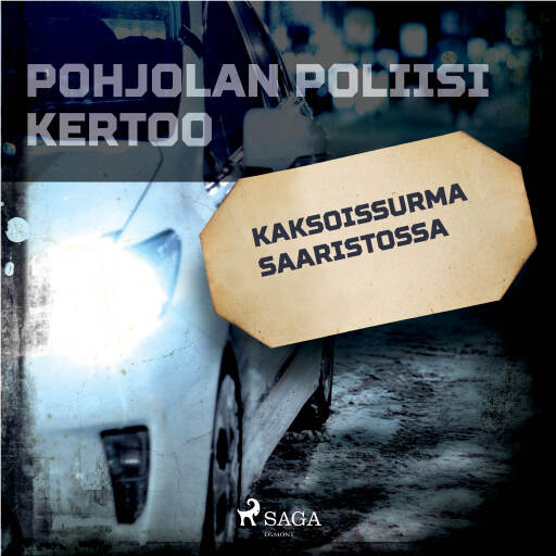 Portada del audiolibro «Kaksoissurma saaristossa», de Eri tekijöitä