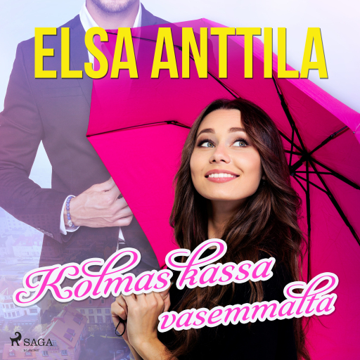 Portada del audiolibro «Kolmas kassa vasemmalta», de Elsa Anttila