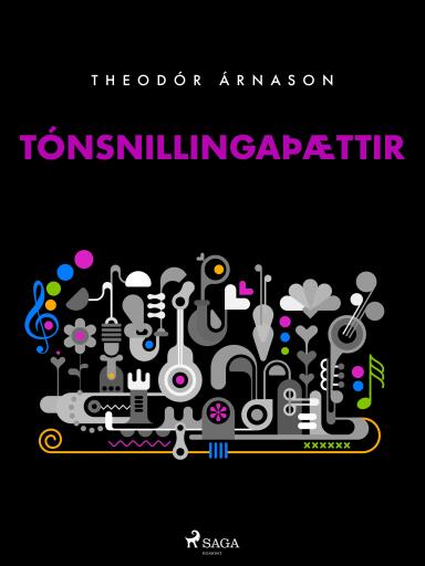 Portada del libro «Tónsnillingaþættir», de Theódór Árnason