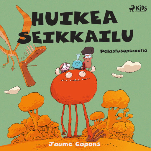 Portada del audiolibro «Huikea seikkailu 4: Pelastusoperaatio», de Jaume Copons