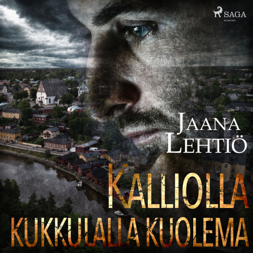 Portada del audiolibro «Kalliolla kukkulalla kuolema», de Jaana Lehtiö