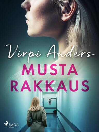 Portada del libro «Musta rakkaus», de Virpi Anders