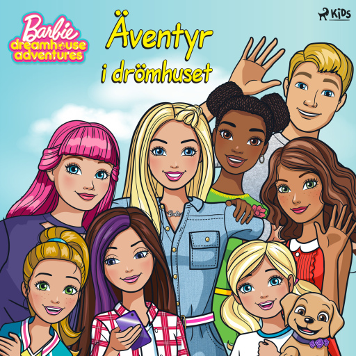 Portada del audiolibro «Barbie - Äventyr i drömhuset», de Mattel