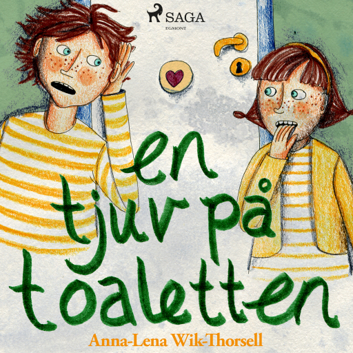 Portada del audiolibro «En tjuv på toaletten», de Anna Lena Wik-Thorsell