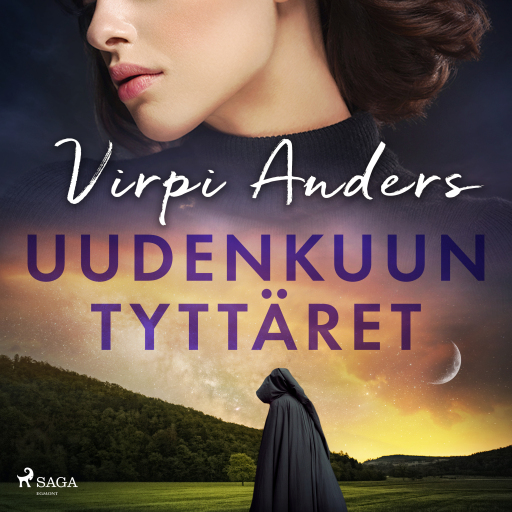 Portada del audiolibro «Uudenkuun tyttäret», de Virpi Anders