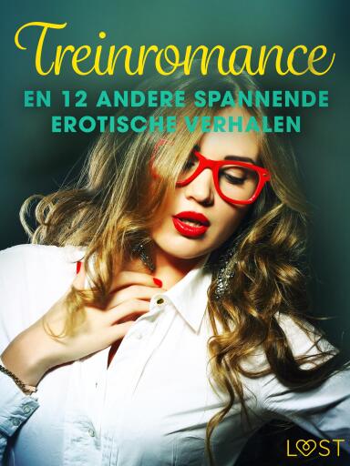 Portada del libro «Treinromance en 12 andere spannende erotische verhalen», de Camille Bech, B. J. Hermansson