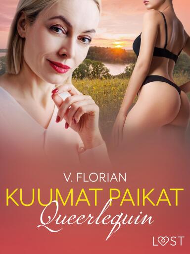 Portada del libro «Queerlequin: Kuumat paikat - eroottinen novelli», de V. Florian