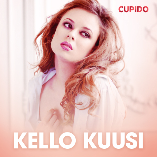 Portada del audiolibro «Kello kuusi – eroottinen novelli», de Cupido