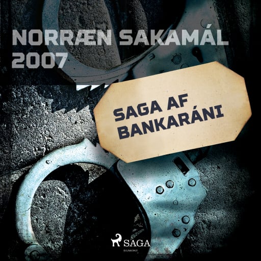 Portada del audiolibro «Saga af bankaráni», de Forfattere Diverse