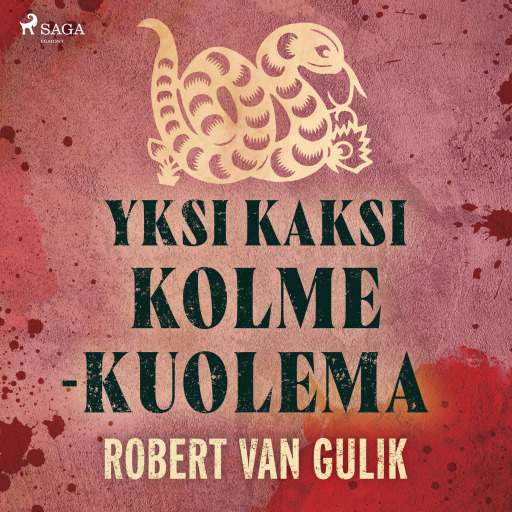 Portada del audiolibro «Yksi kaksi kolme – kuolema», de Robert van Gulik