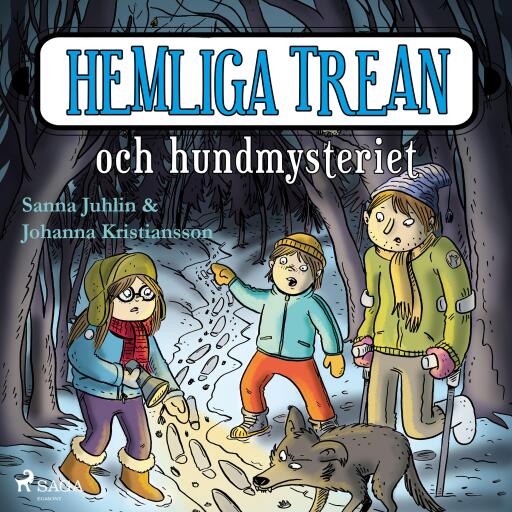 Portada del audiolibro «Hemliga trean och hundmysteriet», de Sanna Juhlin
