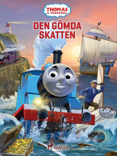 Portada del libro «Thomas och vännerna - Den gömda skatten», de Mattel