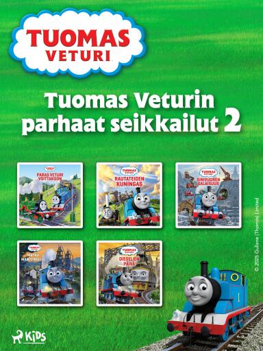 Portada del libro «Tuomas Veturin parhaat seikkailut 2», de Mattel