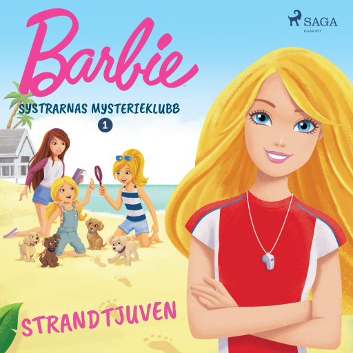 Portada del audiolibro «Barbie - Systrarnas mysterieklubb 1 - Strandtjuven», de Mattel
