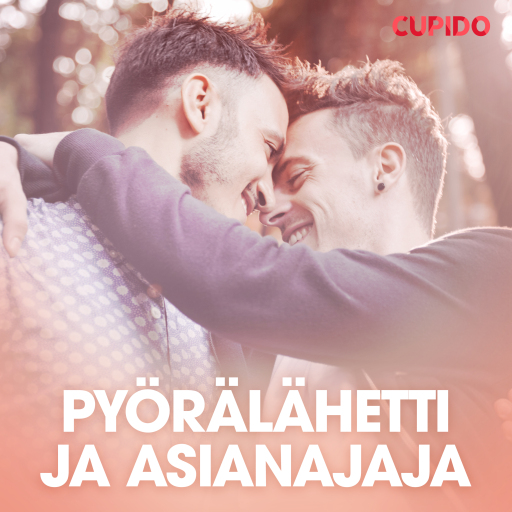 Portada del audiolibro «Pyörälähetti ja asianajaja», de Cupido