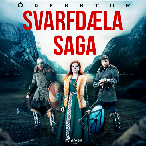 Portada del audiolibro «Svarfdæla saga», de Óþekktur