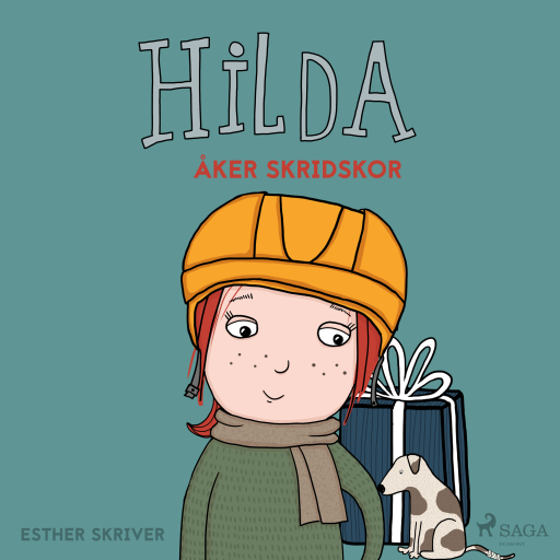 Portada del audiolibro «Hilda åker skridskor», de Esther Skriver