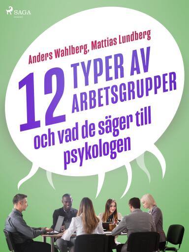Portada del libro «12 typer av arbetsgrupper - och vad de säger till psykologen», de Mattias Lundberg, Anders Wahlberg