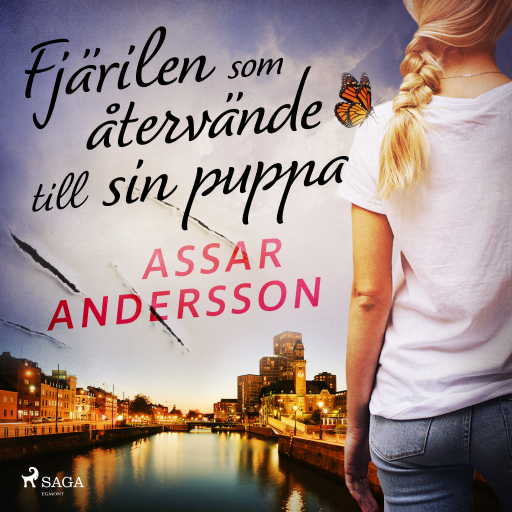 Portada del audiolibro «Fjärilen som återvände till sin puppa», de Assar Andersson