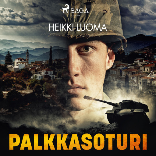 Portada del audiolibro «Palkkasoturi», de Heikki Luoma