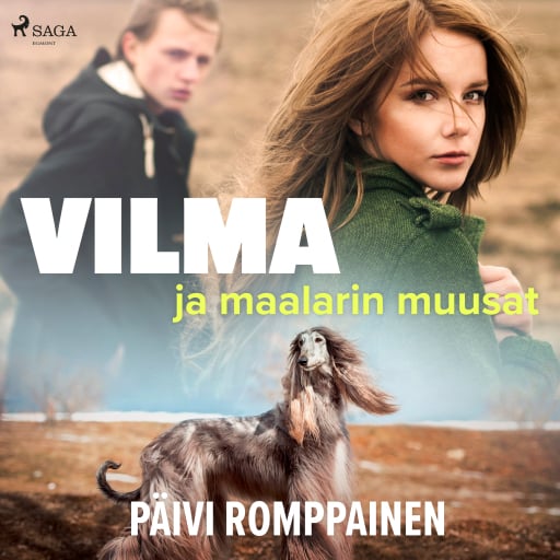 Portada del audiolibro «Vilma ja maalarin muusat», de Päivi Romppainen