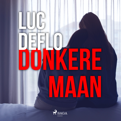Portada del audiolibro «Donkere maan», de Luc Deflo