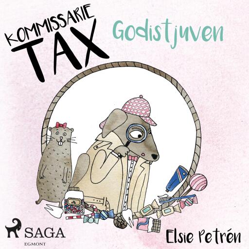 Portada del audiolibro «Kommissarie Tax: Godistjuven», de Elsie Petrén