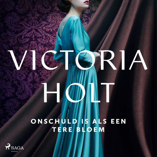 Portada del audiolibro «Onschuld is als een tere bloem», de Victoria Holt