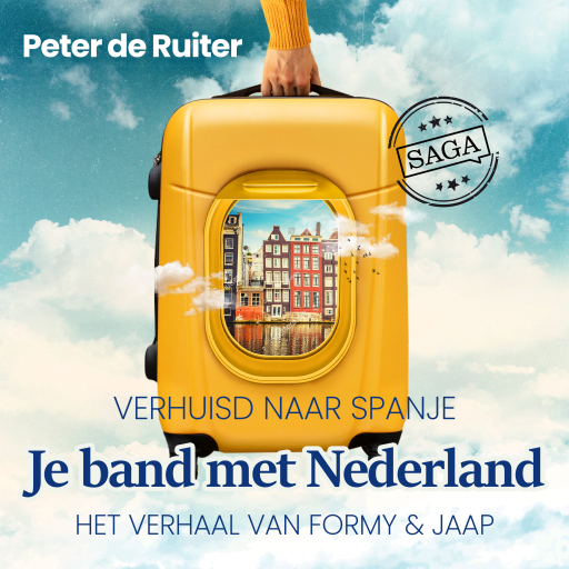 Portada del audiolibro «Je band met Nederland - Verhuisd naar Spanje (Formy & Jaap)», de Peter de Ruiter
