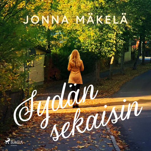 Portada del audiolibro «Sydän sekaisin», de Jonna Mäkelä
