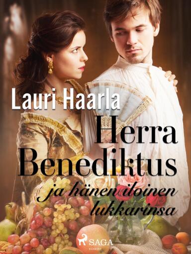 Portada del libro «Herra Benediktus ja hänen iloinen lukkarinsa», de Lauri Haarla