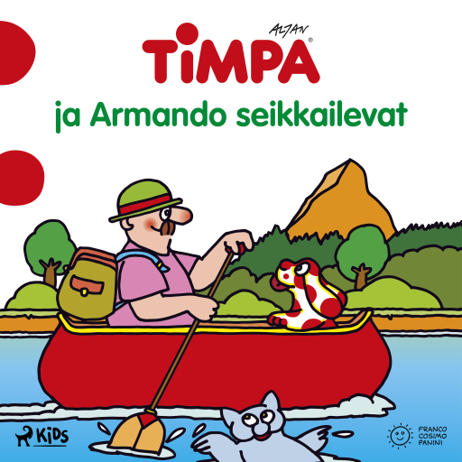 Portada del audiolibro «Timpa ja Armando seikkailevat», de Altan