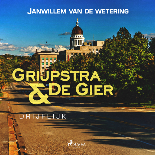 Portada del audiolibro «Drijflijk», de Janwillem van de Wetering