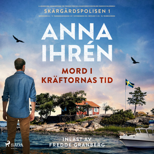 Portada del audiolibro «Mord i kräftornas tid», de Anna Ihrén