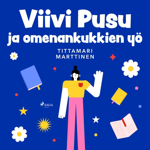 Portada del audiolibro «Viivi Pusu ja omenankukkien yö», de Tittamari Marttinen