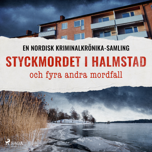 Portada del audiolibro «Styckmordet i Halmstad och fyra andra mordfall», de Diverse