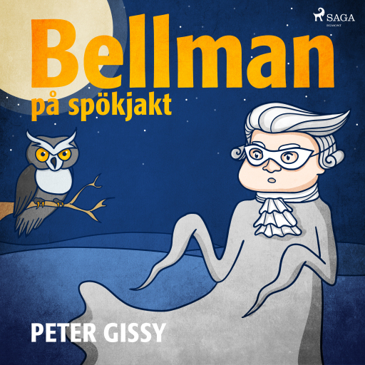 Portada del audiolibro «Bellman på spökjakt», de Peter Gissy