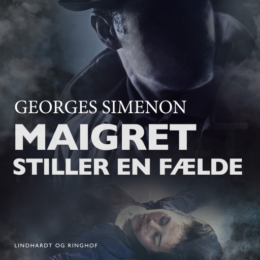 Portada del audiolibro «Maigret stiller en fælde», de Georges Simenon