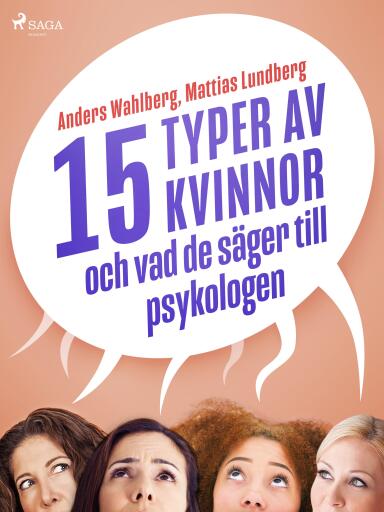 Portada del libro «15 typer av kvinnor - och vad de säger till psykologen»