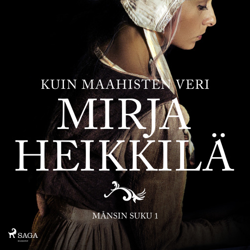 Portada del audiolibro «Kuin maahisten veri», de Mirja Heikkilä
