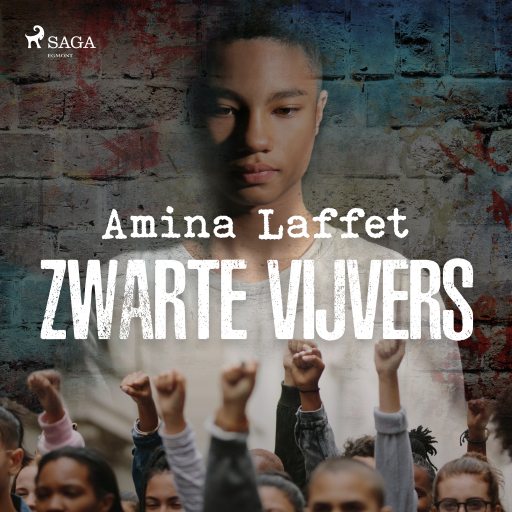 Portada del audiolibro «Zwarte vijvers», de Amina Laffet