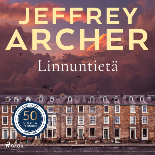 Portada del audiolibro «Linnuntietä», de Jeffrey Archer